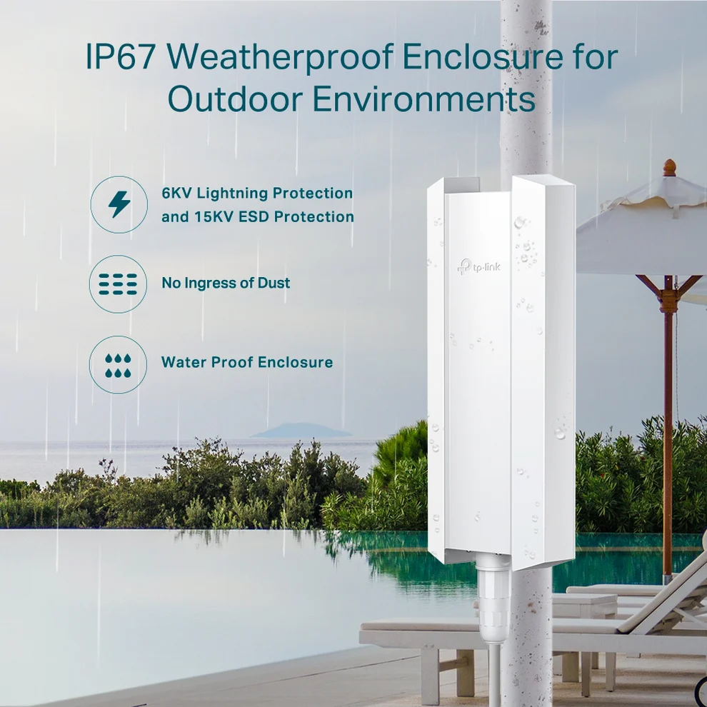 TP-Link Omada EAP650-Outdoor Wi-Fi 6 AX3000 Access Point - Image 5