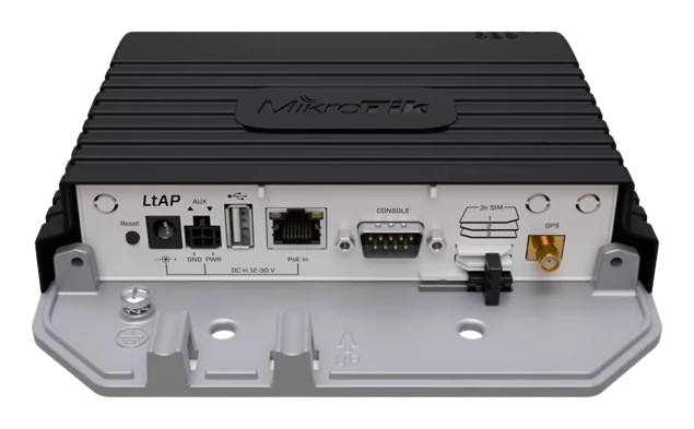 MikroTik LtAP LTE7 Kit — 1GE PoE GPS Automotive IP54 LTE Cat7 Router
